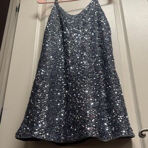 Sparkling Silver Dress